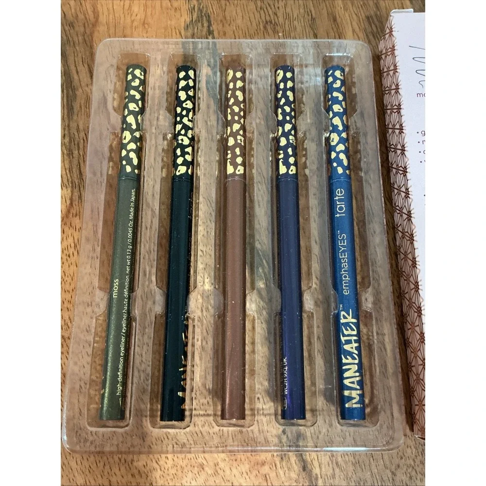Tarte Maneater Liner Set Coffret Ombre Eyeliner Line Your Stocking Set Of 5 NIB